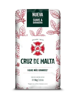 Cruz de Malta Tradicional Yerba Mate, 1 kg package
