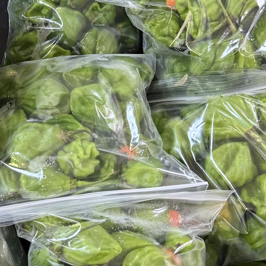 Ají dulce — fresh produce, photographed at the market