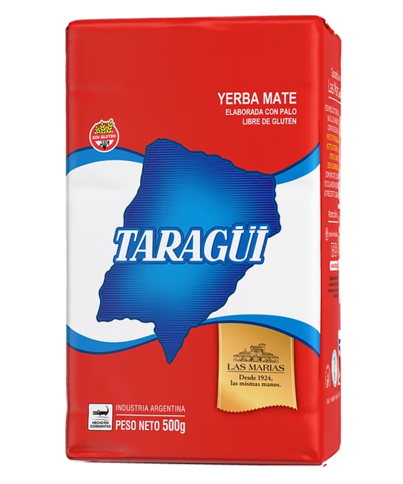 Taragüi Original Yerba Mate con Palo, 500 g package